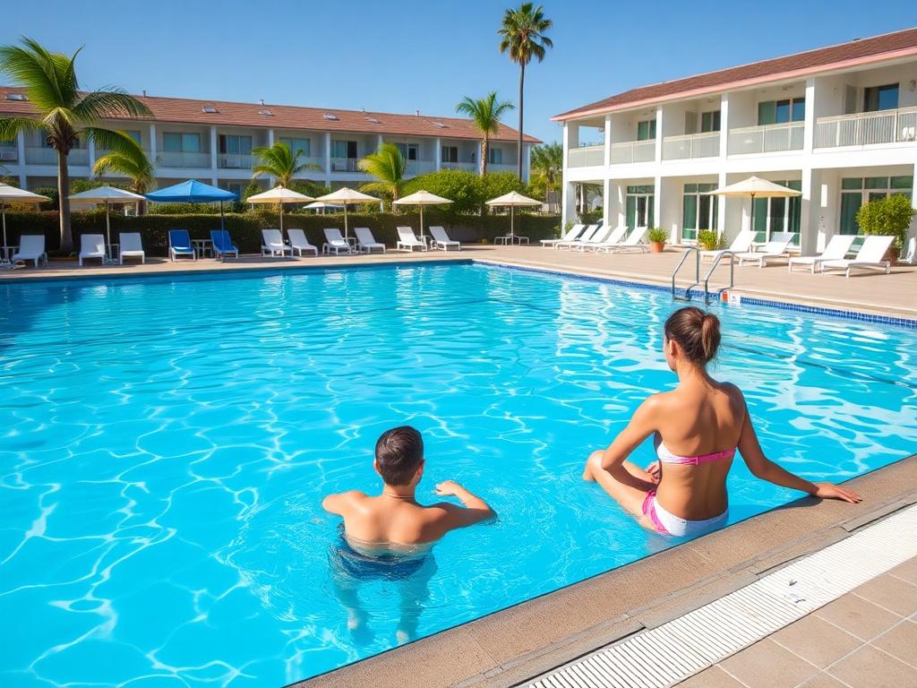 Пансионаты с бассейном под открытым небом. Этикет у бассейна и правила гигиены