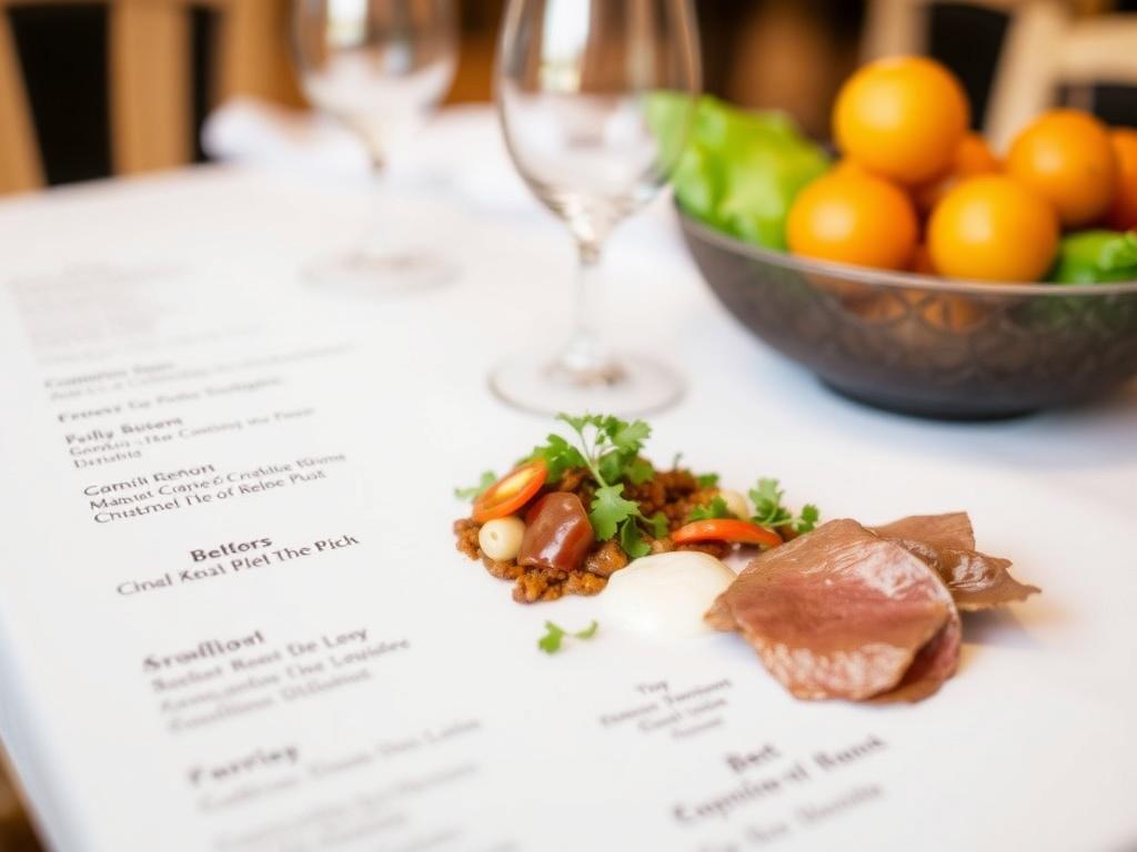 Банкетное меню и обслуживание мероприятий. Устойчивость и локальные продукты