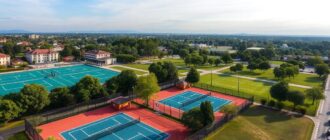Теннисные корты и спортивные площадки: как создать пространство, где хочется играть
