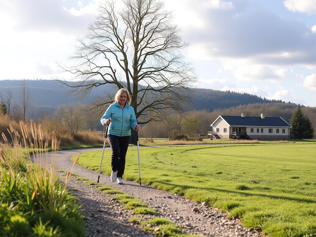 Скандинавская ходьба в санаториях. Медицинская эффективность: какие проблемы решает ходьба с палками