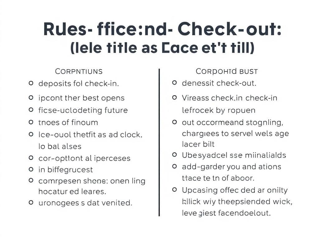 Правила заезда и выезда из пансионата. Депозиты, штрафы и дополнительные платежи