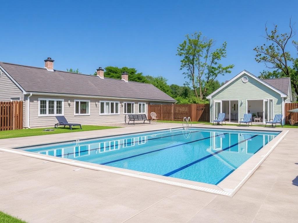 Пансионаты с бассейном под открытым небом. Инфраструктура вокруг бассейна: комфорт и удобства