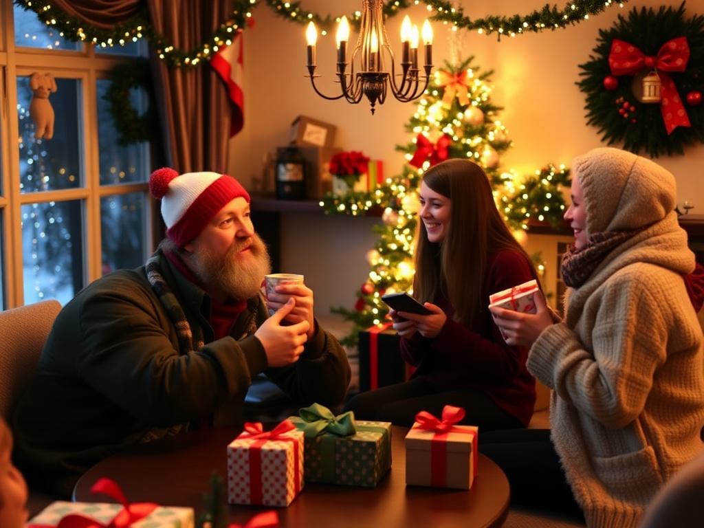 Новый год и рождественские каникулы в пансионате. Подарки и обмен вниманием Новый год и рождественские каникулы в пансионате. Подарки и обмен вниманием