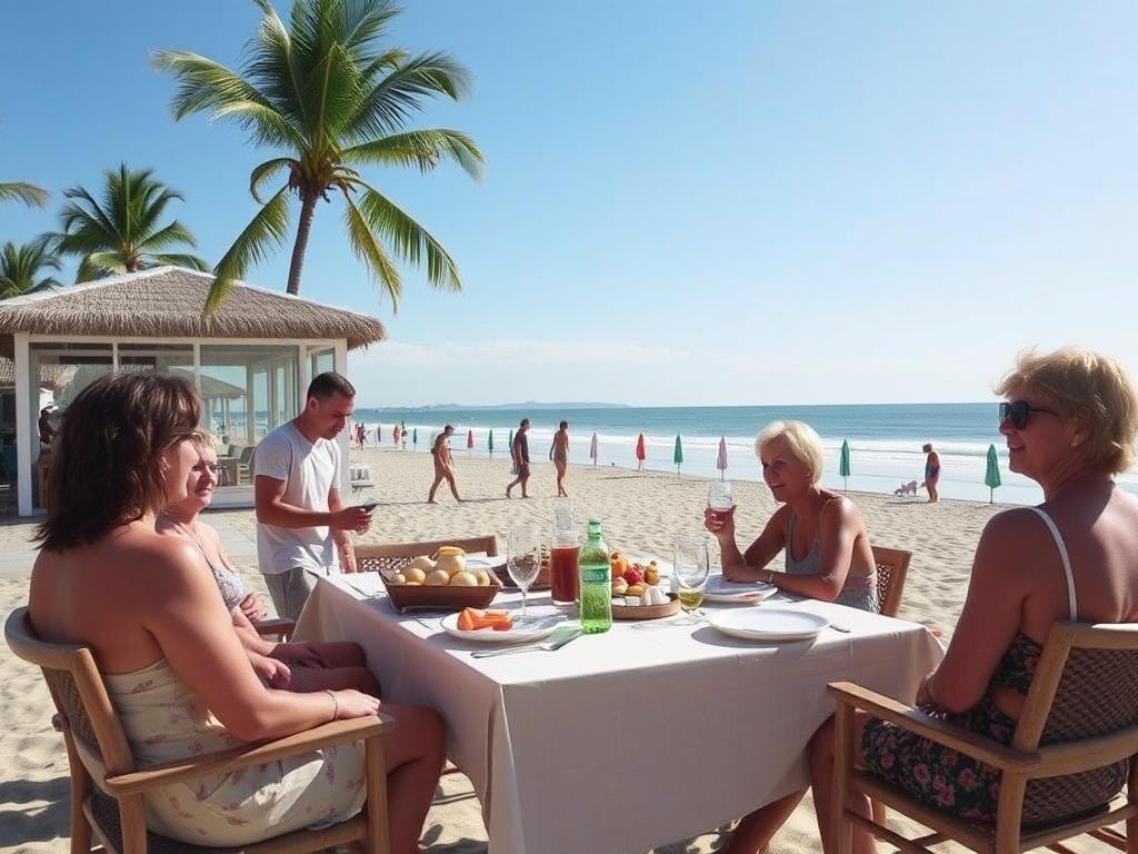 Пляжный отдых при пансионате: как организован. Питание и пляжный сервис: как организовано питание у линии моря