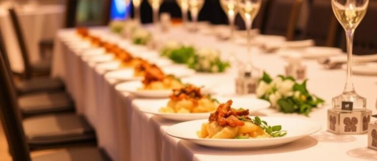 Банкетное меню и обслуживание мероприятий: как создать праздник, о котором будут говорить
