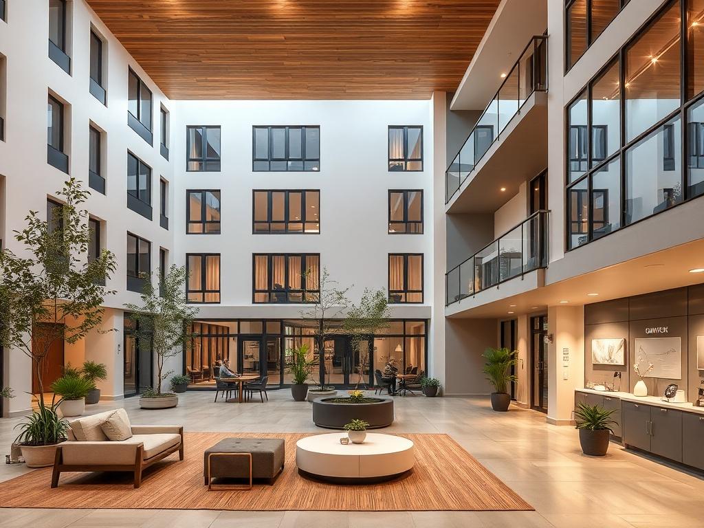 Новостройки и современные комплексы. Комфорт и общие пространства: двор, лобби и сервисы Новостройки и современные комплексы. Комфорт и общие пространства: двор, лобби и сервисы