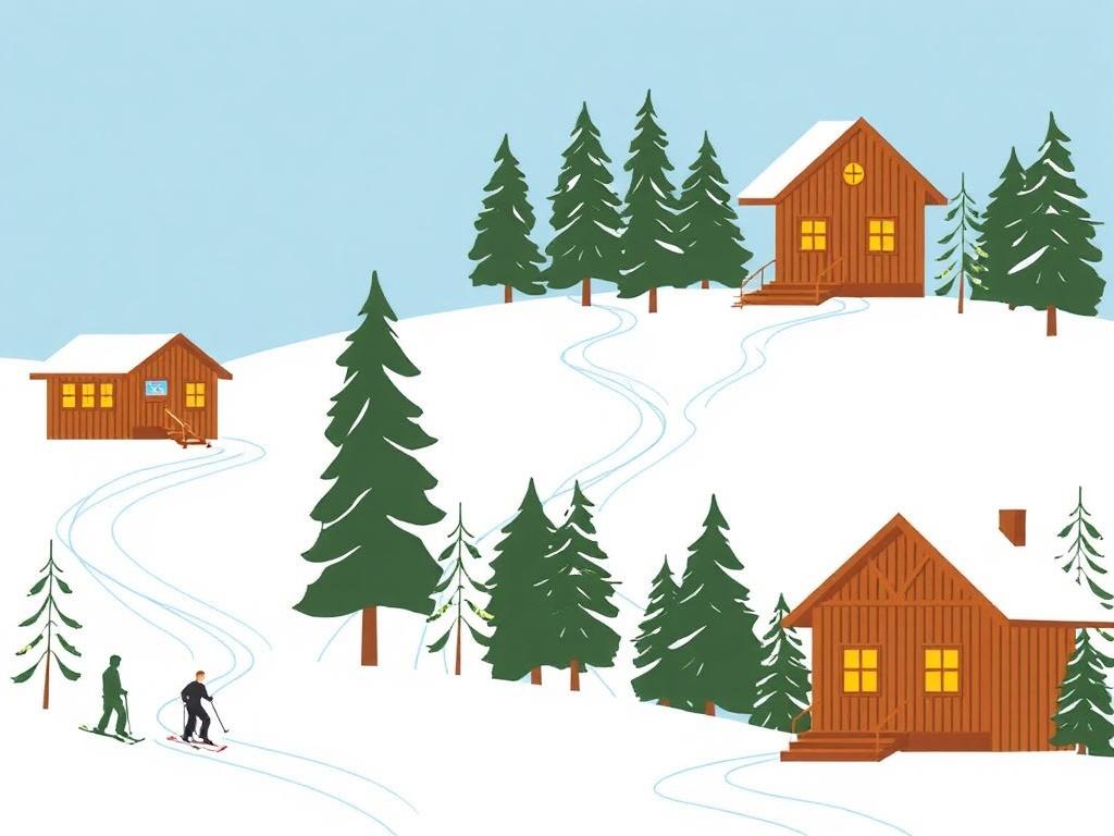 Лыжные трассы и прокат инвентаря при пансионатах. Типы лыжных трасс, которые можно встретить при пансионатах