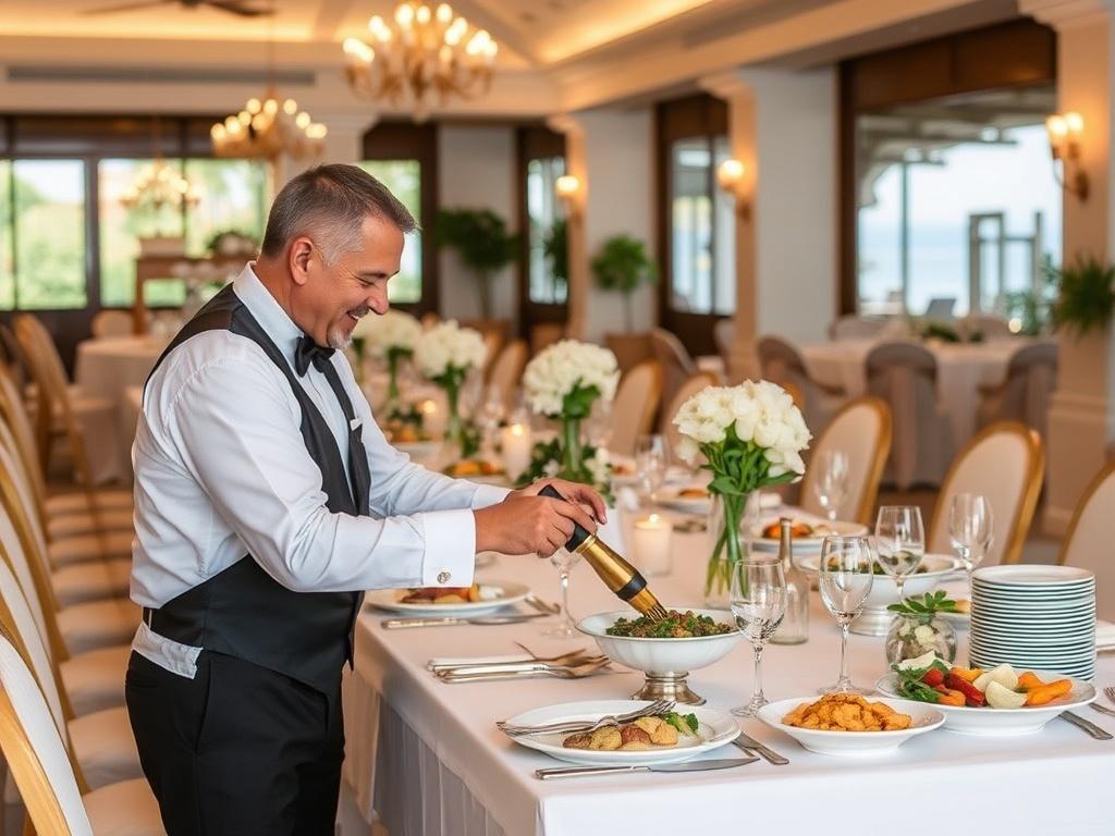 Проведение свадеб и банкетов в пансионатах. Кейтеринг и меню: от дегустации до подачи Проведение свадеб и банкетов в пансионатах. Кейтеринг и меню: от дегустации до подачи