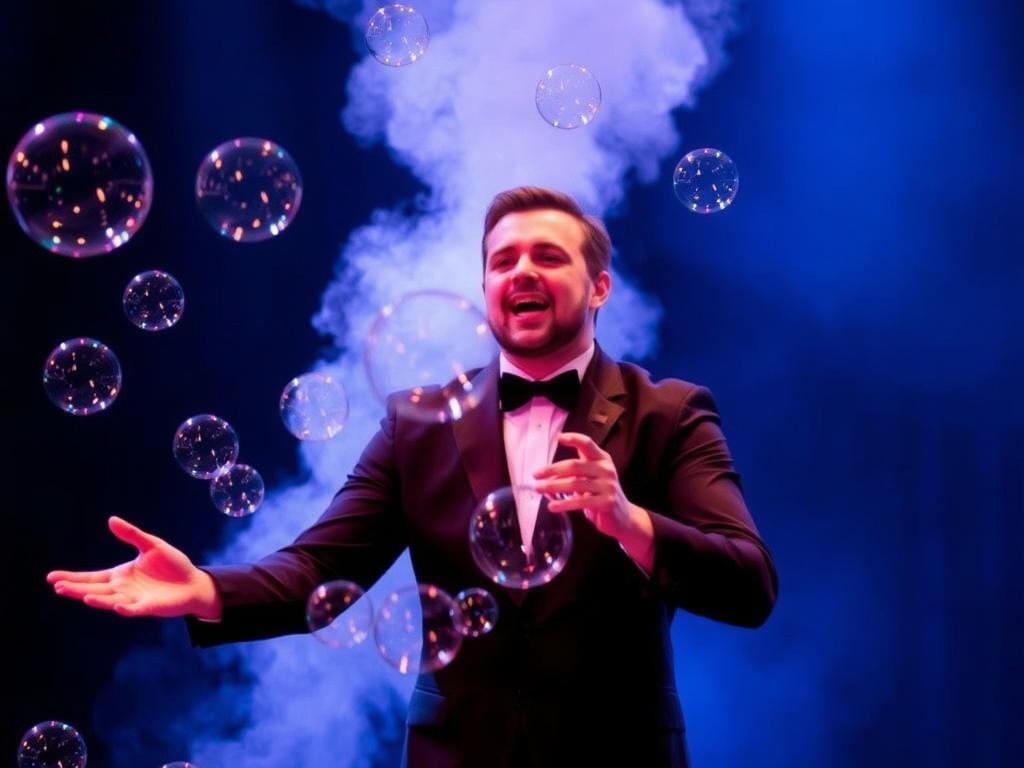 Шоу мыльных пузырей и иллюзионисты. Обучение и мастер-классы