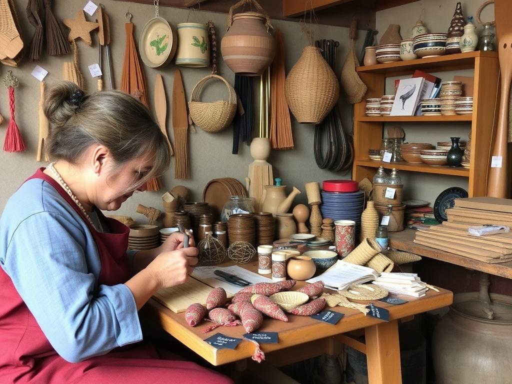 Ремесленные мастерские и сувениры. Мастерская сегодня: сочетание традиций и технологий