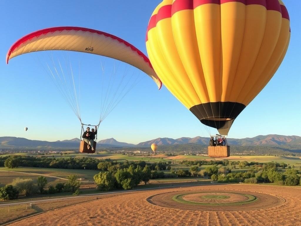 Парапланеризм и воздушные шары. Сравнение двух форм полетов: таблица преимуществ и ограничений
