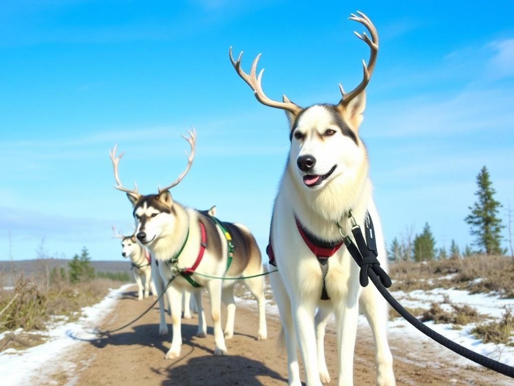 Катание на хаски и оленях. Этика и благополучие животных