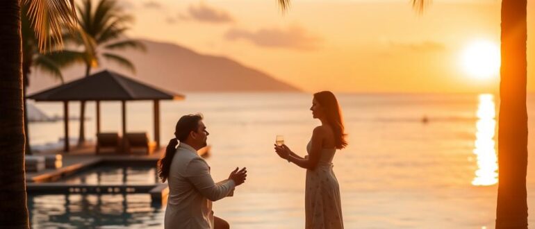 Предложения руки и сердца на курорте: как организовать незабываемый момент у моря
