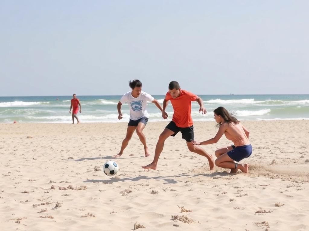 Пляжный футбол и активности на песке. Другие активности на песке: разнообразие удовольствий