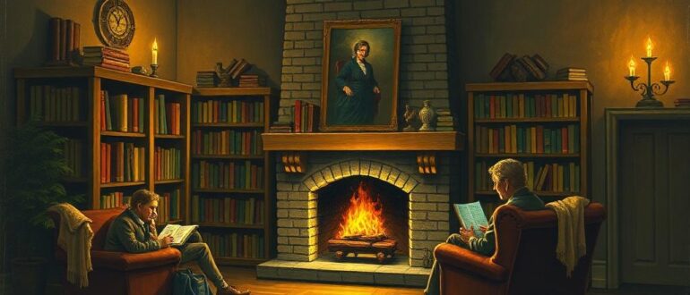 Библионочь и чтения у камина: как устроить тёплую литературную ночь