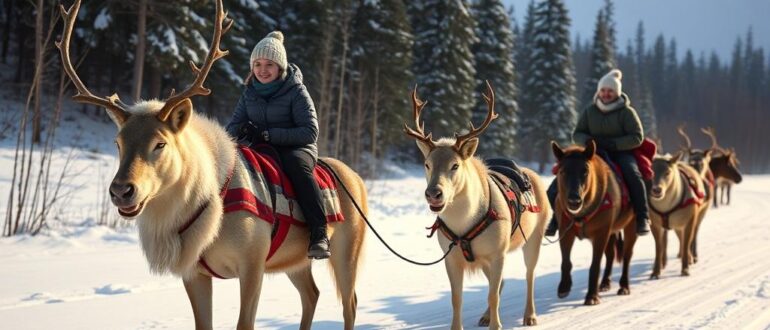 Катание на хаски и оленях: два взгляда на северное путешествие