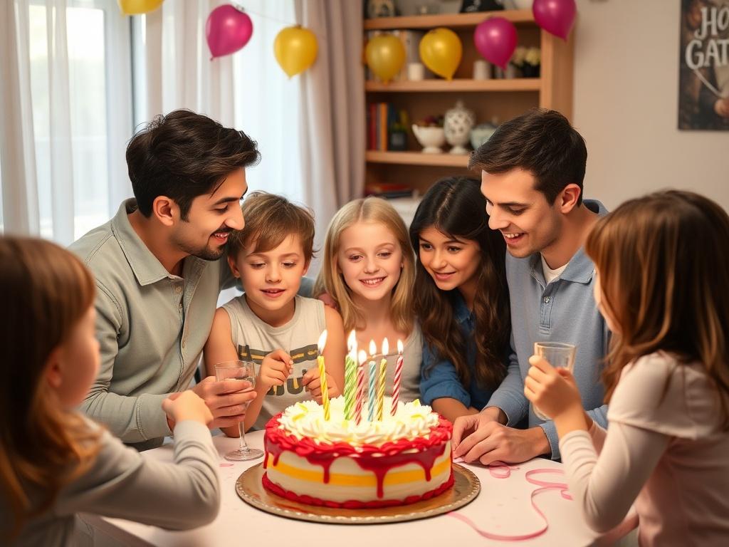 Празднование дня рождения в кругу близких. Особенности праздника для детей и подростков