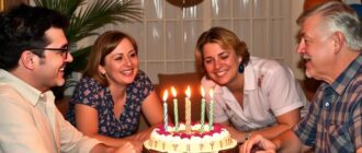 Празднование дня рождения в кругу близких: тепло, простота и смысл