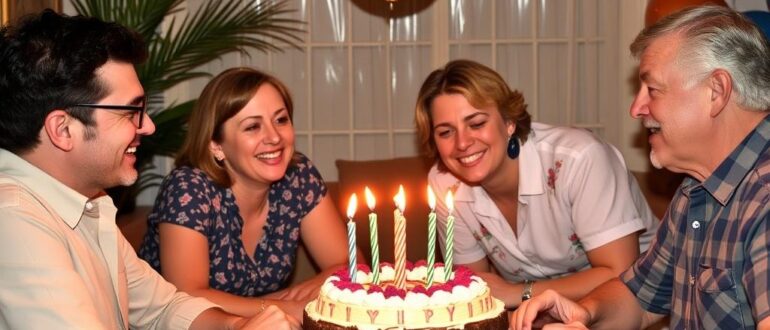 Празднование дня рождения в кругу близких: тепло, простота и смысл