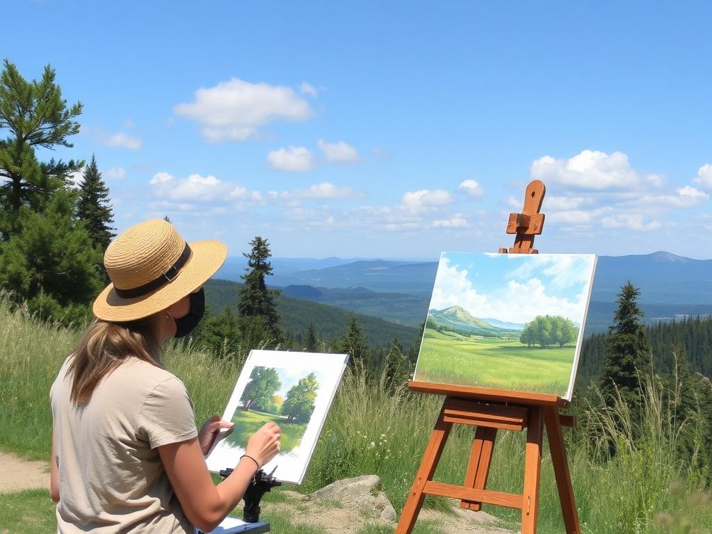 Рисование и пленэры на природе. Упражнения для развития навыков пленэрной живописи
