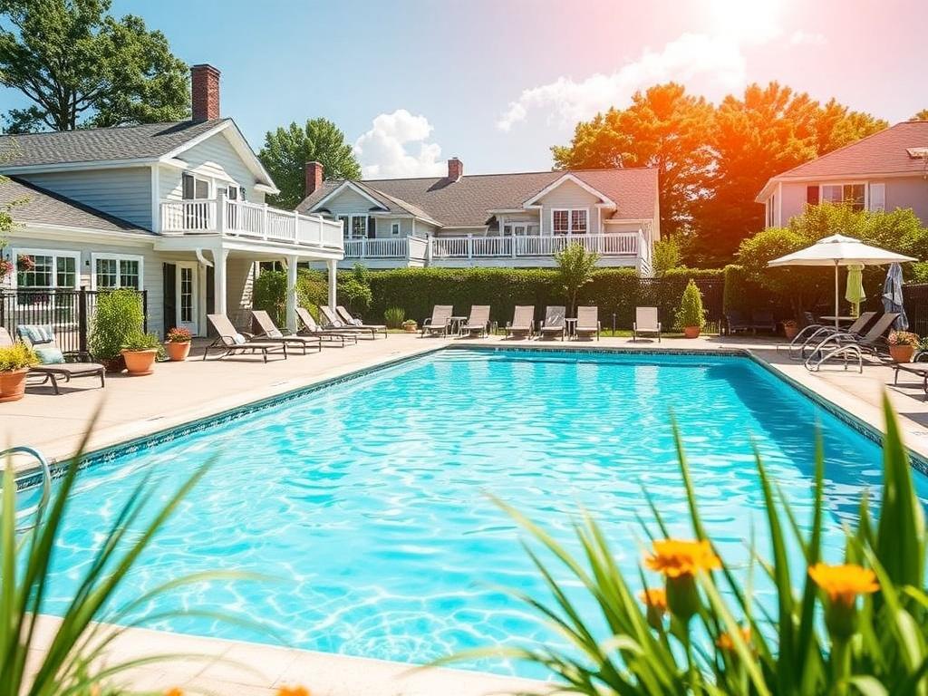 Пансионаты с открытым бассейном летом. Почему открытый бассейн делает отпуск лучше