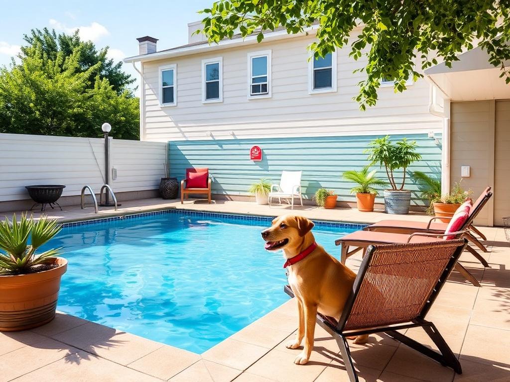 Пансионаты с открытым бассейном летом. Нюансы для тех, кто едет с питомцами