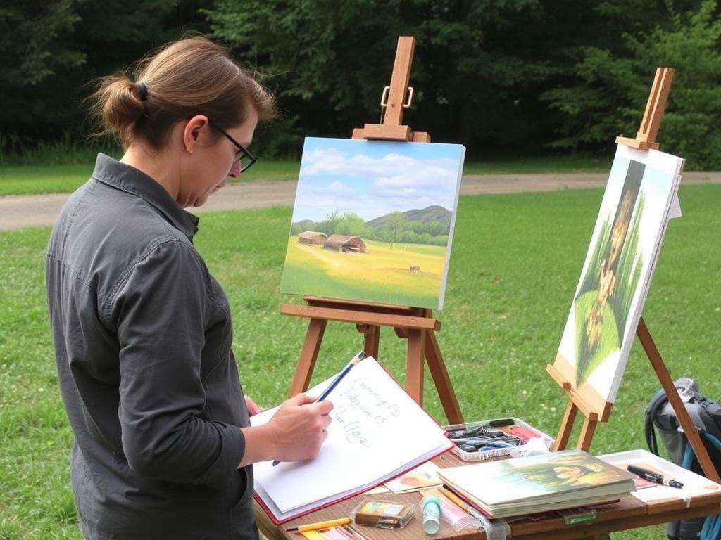 Рисование и пленэры на природе. Ведение дневника пленэра