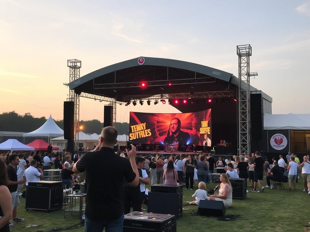 Музыкальные фестивали на открытом воздухе. Инфраструктура для артистов