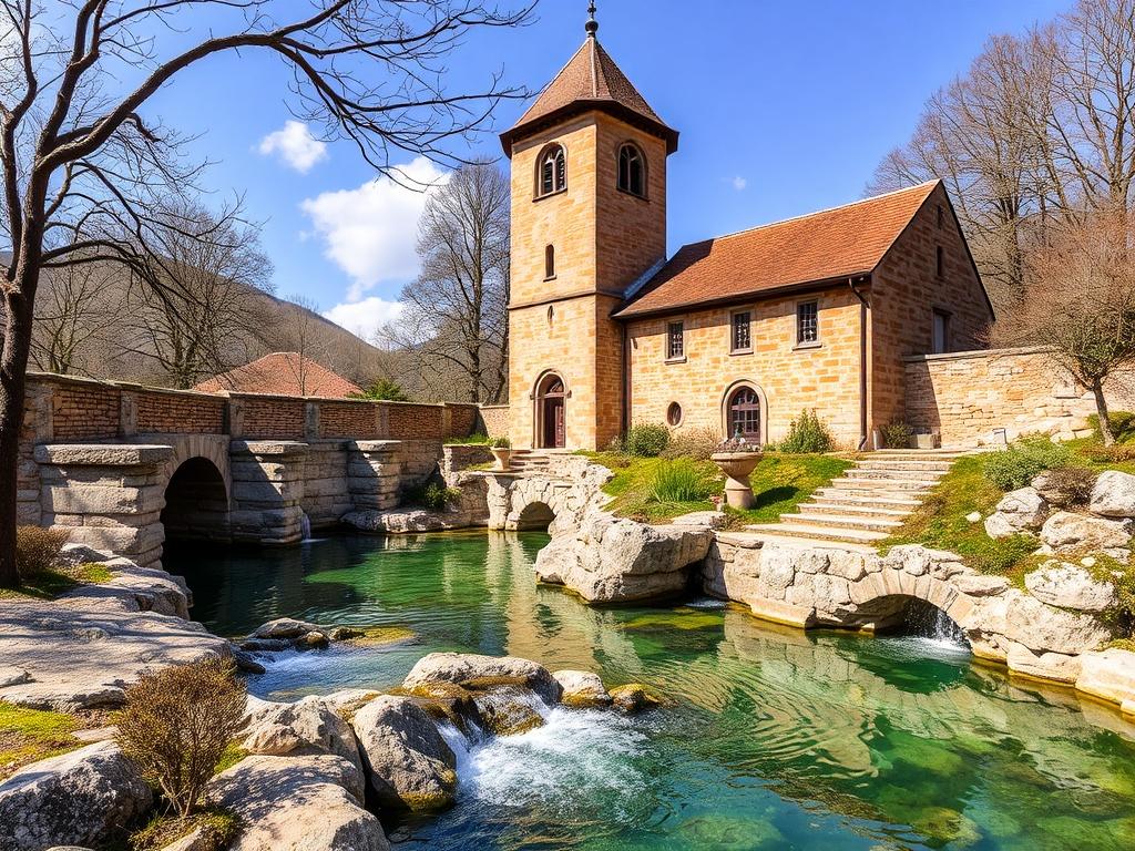 Святые источники и монастыри. Типы источников и их происхождение