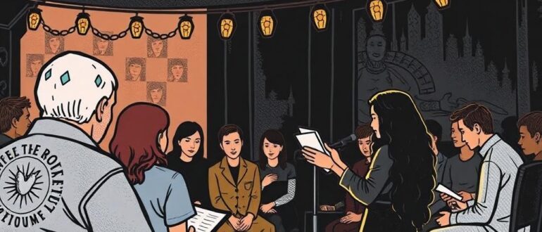 Поэтические слэмы и встречи: как слово оживает на сцене