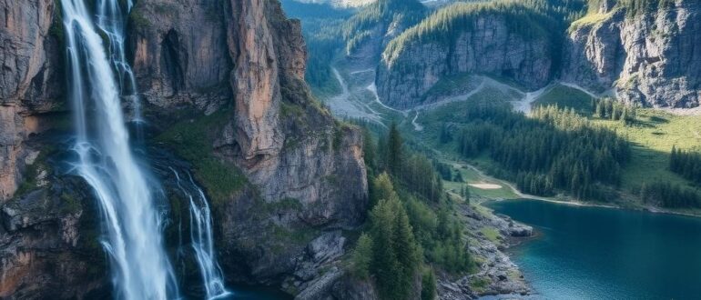 Водопады и горные озера: где вода играет главную роль в горах