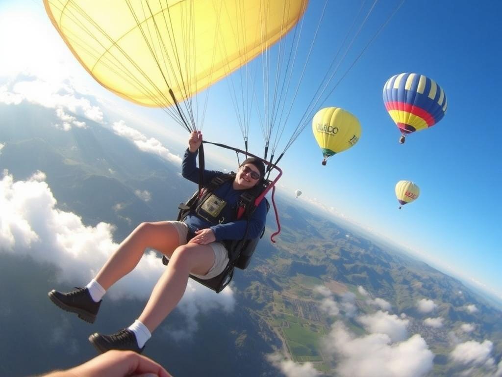 Парапланеризм и воздушные шары. Чего ждать новичку: первые полеты и эмоции