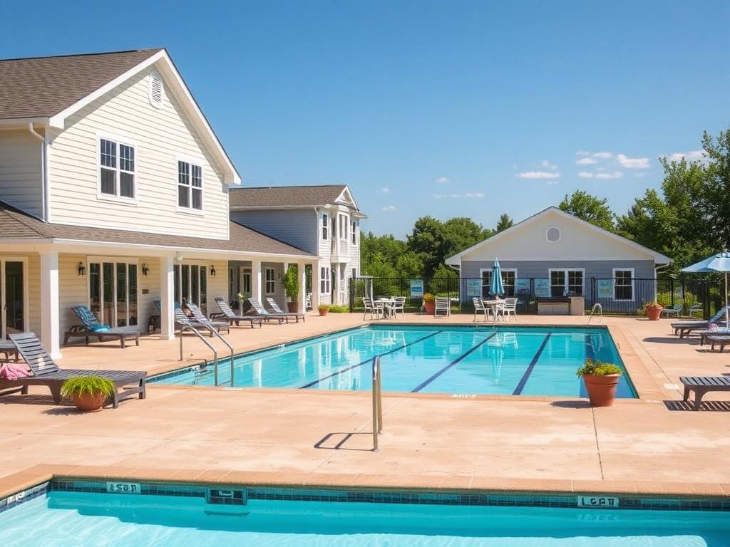 Пансионаты с открытым бассейном летом. Удобства и сервис вокруг бассейна